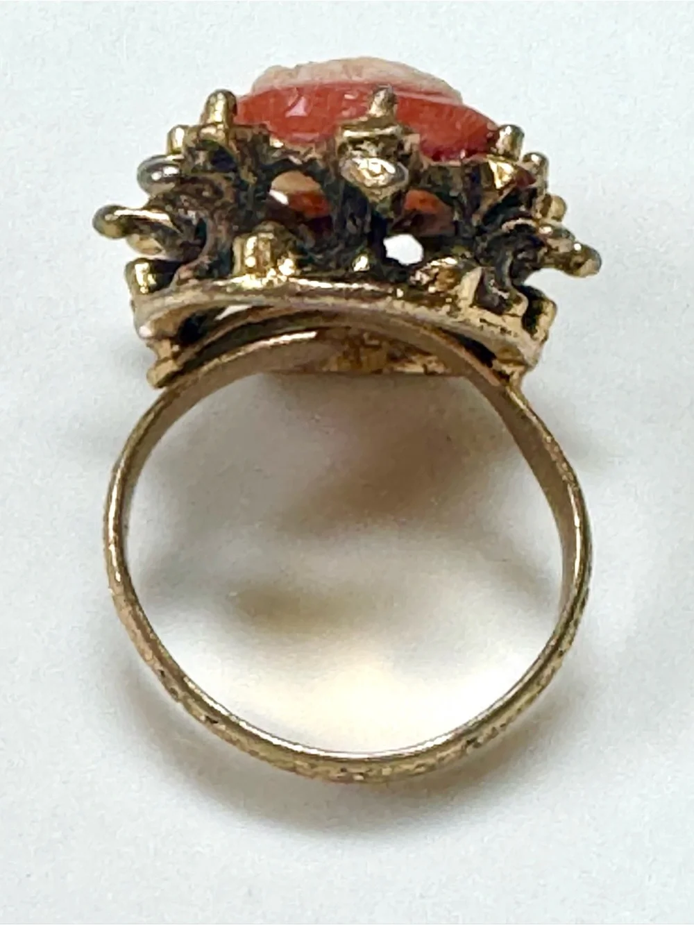 Vintage Adjustable Cameo Ring